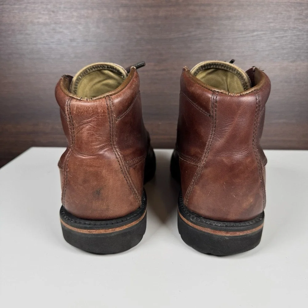 Vtg Filson Men 7904 Uplander Chukka Leather Boots Outdoor Moc Toe USA Vibram 9 D